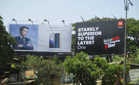 Продължаване на плаката: в Индия близо до рекламата OnePlus 7 рекламират Redmi K20