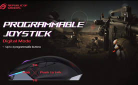 Introducerade ROG Chakram Gaming Mouse med Qi-laddning