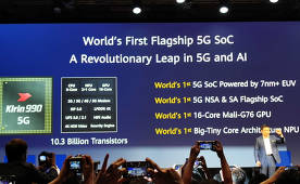 A Huawei kiadta a Kirin 990 5G processzort: 7 nm-es technológiai technológián alapul