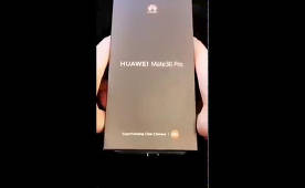 Het netwerk heeft een video uitpakken Huawei Mate 30 Pro