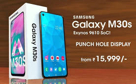 Samsung Galaxy M30s: olcsó okostelefon 6000 mAh-os akkumulátorral