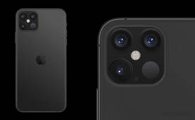 iPhone 12 Pro vì một số lý do xuất hiện trên kết xuất với camera ba