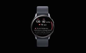 Galaxy Watch Active 2 kan mäta blodtrycket