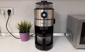 Kitfort KT-716 drip pangkalahatang-ideya ng coffee machine